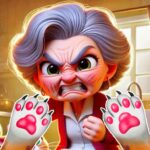 Angry Gran VS Naughty Cat Sim Unlimited Money Mod Apk 1.7