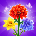 Flower Sort Bloom Puzzle Game Unlimited Money Mod Apk VARY