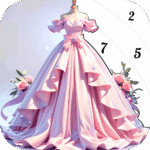Princess Dress Coloring Game Unlimited Money Mod Apk 1.0.33